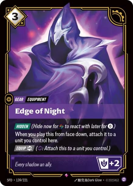 Image for Edge of Night - Riftbound: League of Legends Trading Card Game