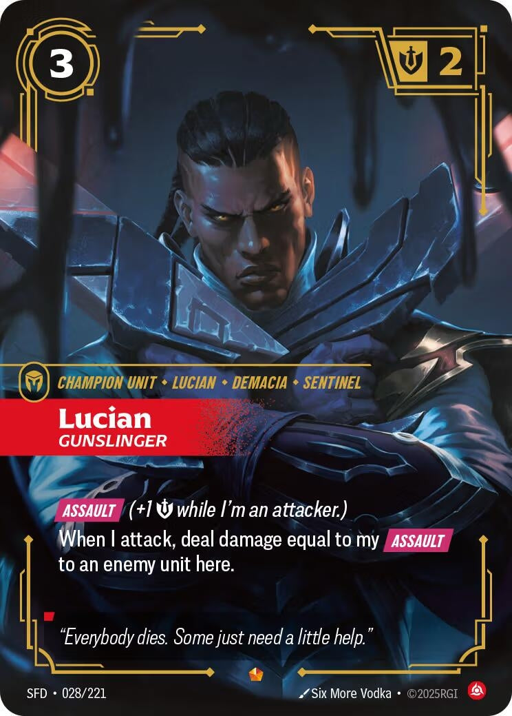 Image for Lucian, Gunslinger - Riftbound: League of Legends Trading Card Game