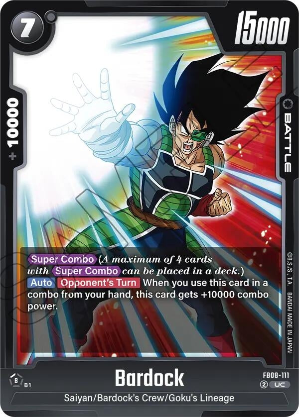 Image for Bardock - FB08-111 - Dragon Ball Super: Fusion World
