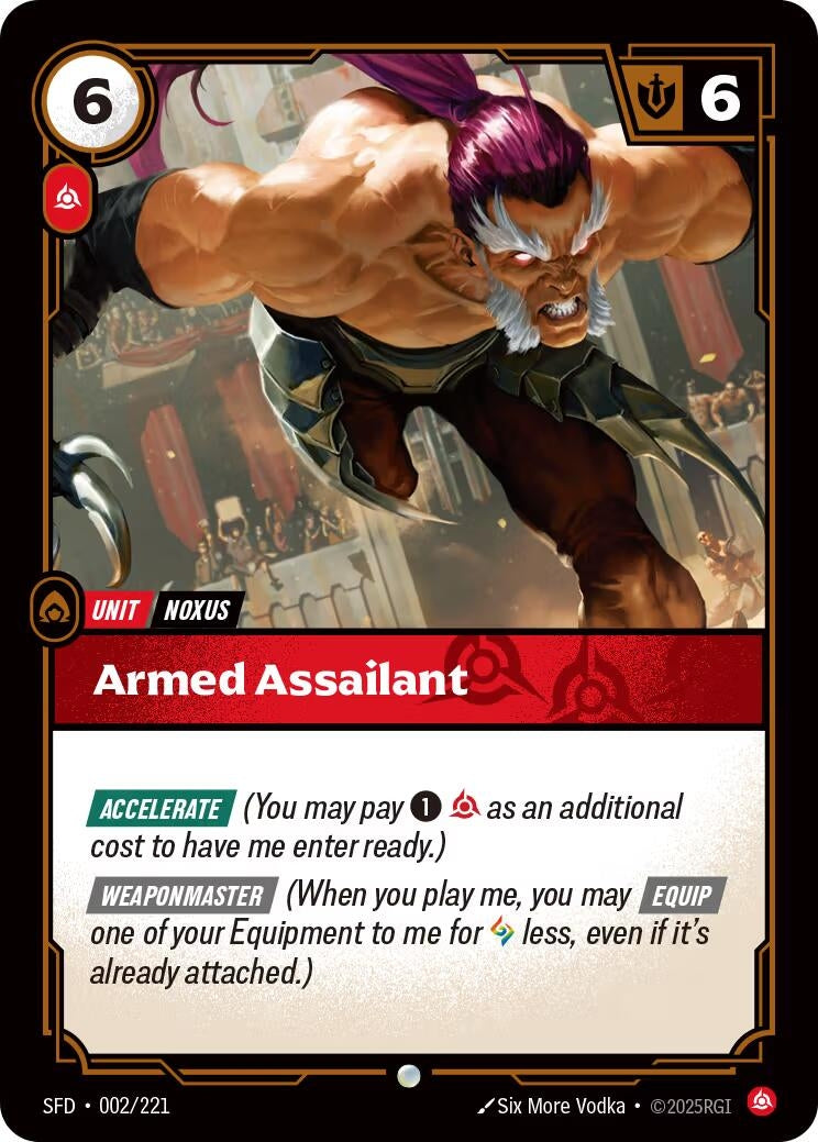 Image for Armed Assailant - Riftbound: League of Legends Trading Card Game