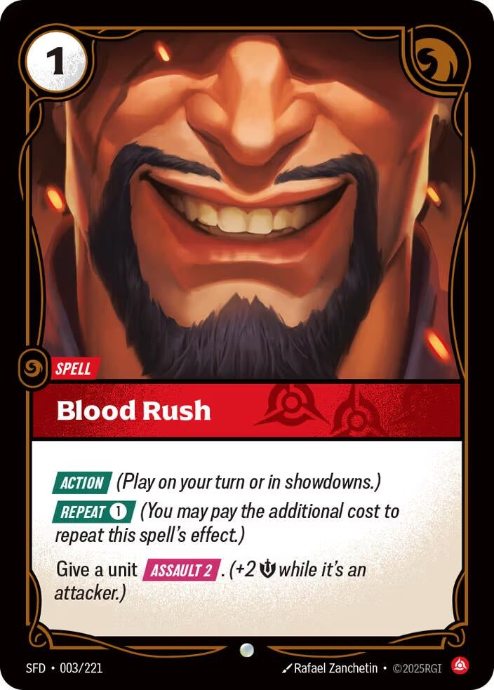 Image for Blood Rush - Riftbound: League of Legends Trading Card Game