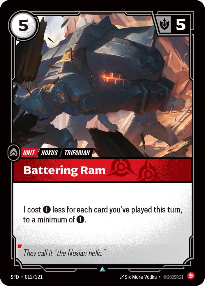 Image for Battering Ram - Riftbound: League of Legends Trading Card Game