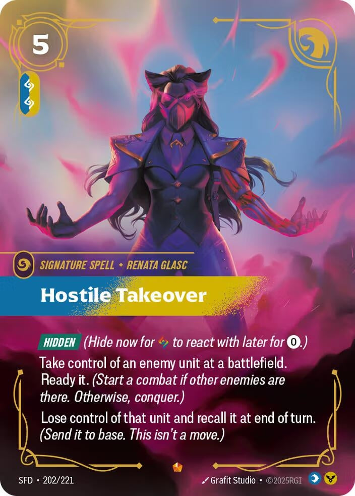 Image for Hostile Takeover - Riftbound: League of Legends Trading Card Game