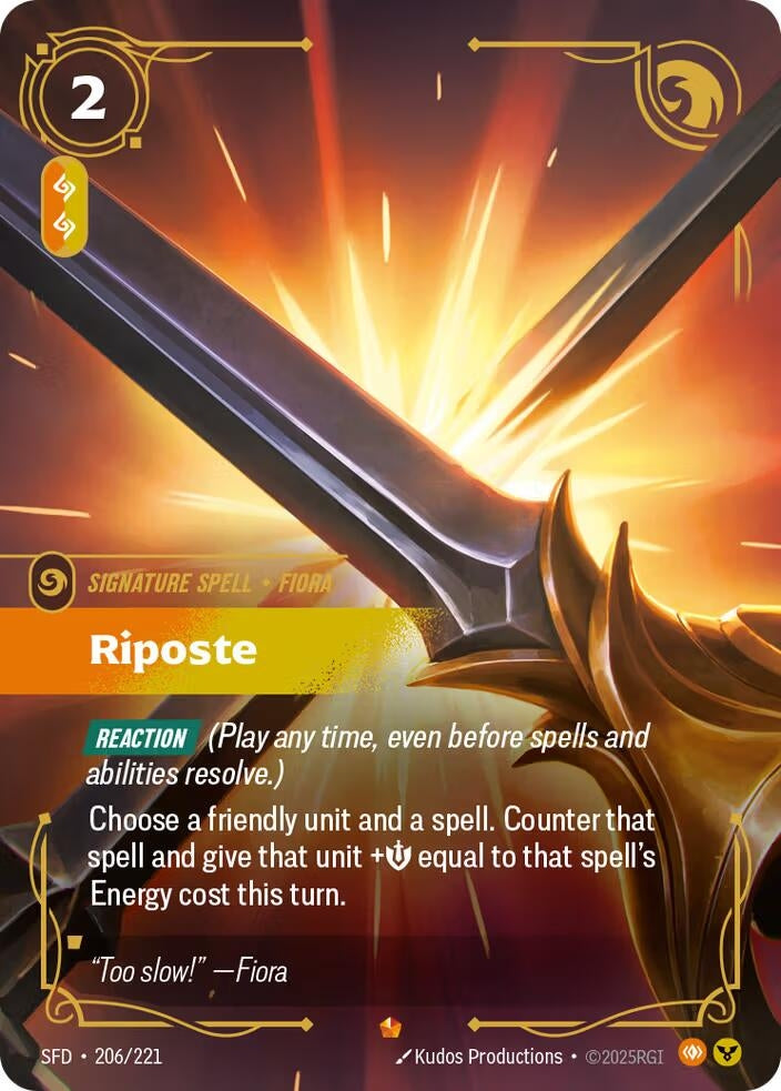 Image for Riposte - Riftbound: League of Legends Trading Card Game