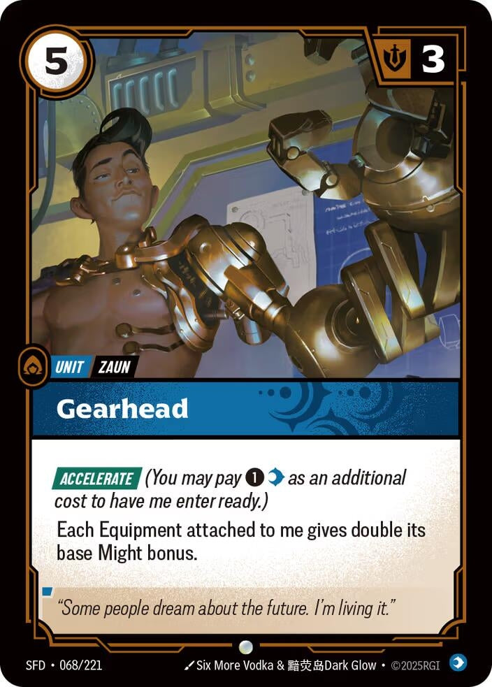 Image for Gearhead - Riftbound: League of Legends Trading Card Game