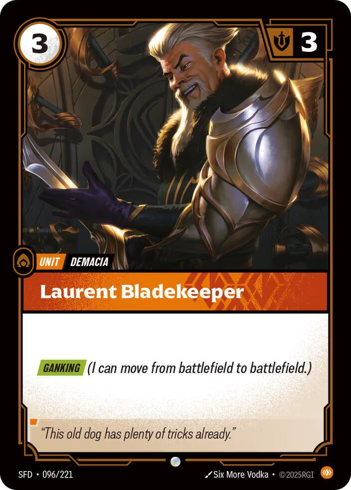 Image for Laurent Bladekeeper - Riftbound: League of Legends Trading Card Game