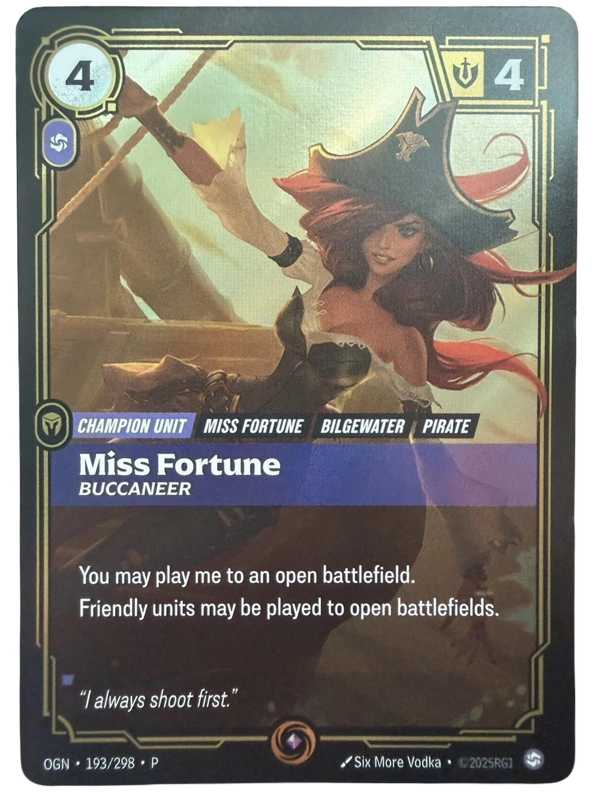 Image for Miss Fortune, Buccaneer - Riftbound: League of Legends Trading Card Game