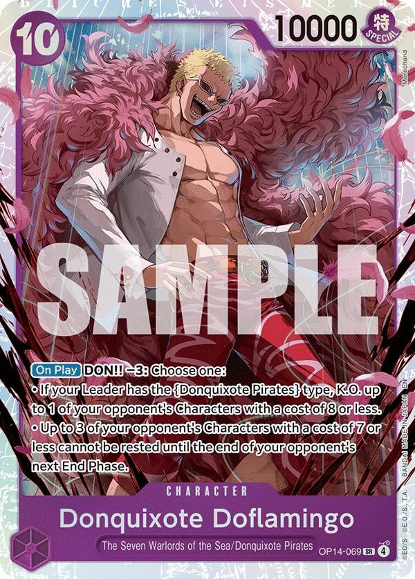 Image for Donquixote Doflamingo - OP14-069 - One Piece Card Game