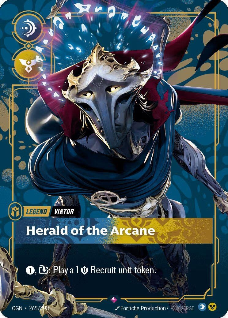 Image for Viktor, Herald of the Arcane (Metal) (Best Of) - Riftbound: League of Legends Trading Card Game