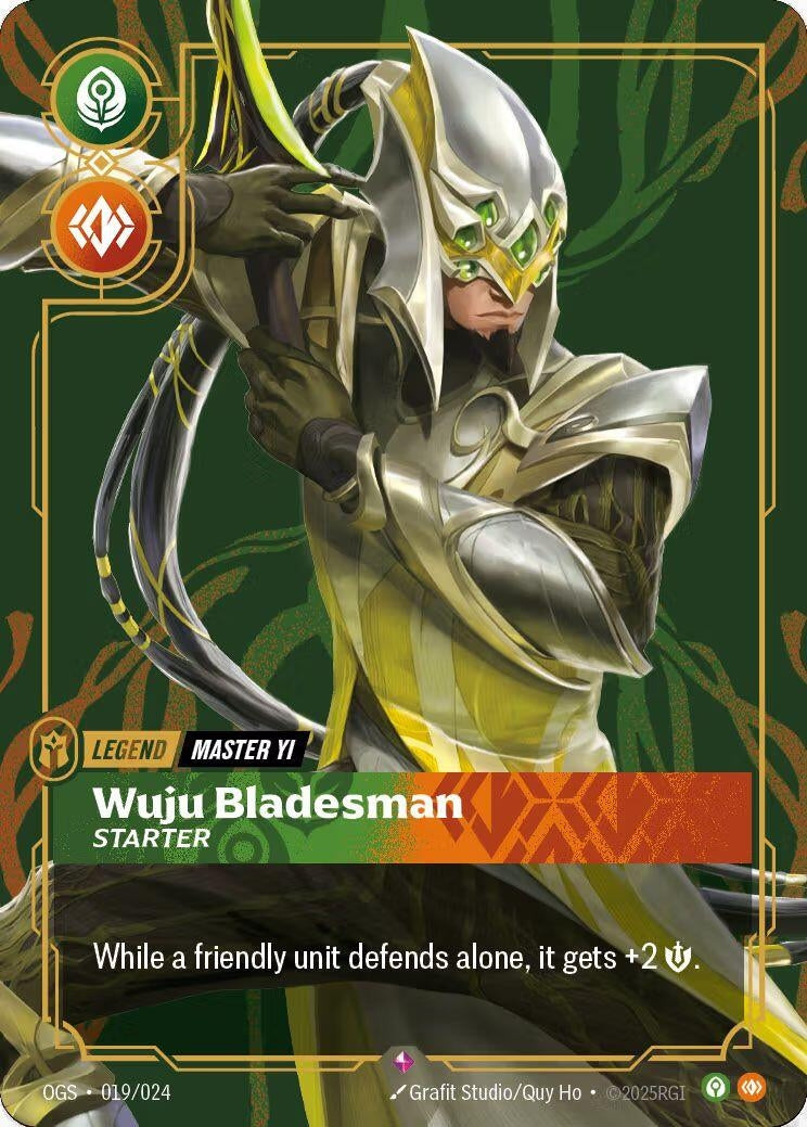Image for Master Yi, Wuju Bladesman (Metal) (Best Of) - Riftbound: League of Legends Trading Card Game