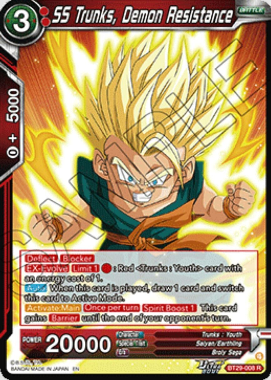Image for SS Trunks, Demon Resistance - Dragon Ball Super: Masters