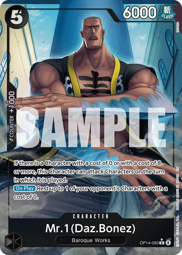 Image for Mr.1 (Daz.Bonez) (Alternate Art) - One Piece Card Game