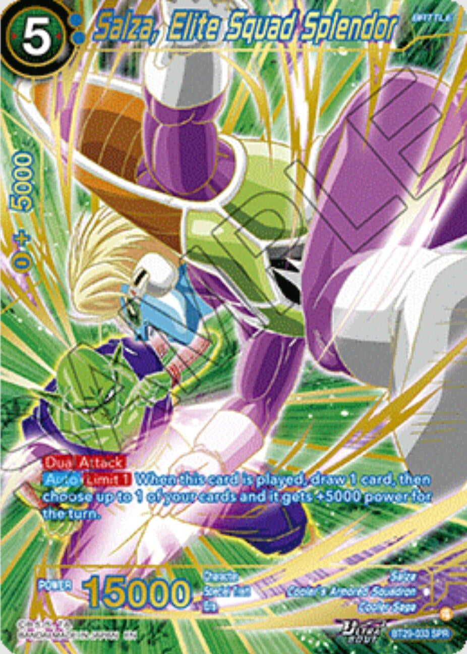 Image for Salza, Elite Squad Splendor (SPR) - Dragon Ball Super: Masters