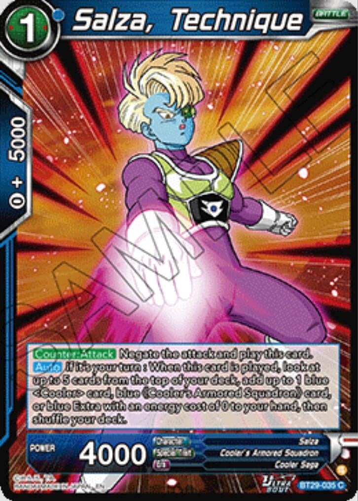 Image for Salza, Technique - Dragon Ball Super: Masters
