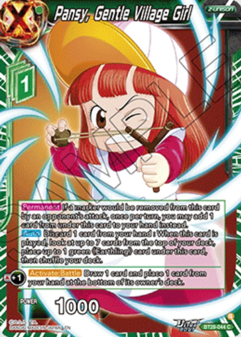 Image for Pansy, Gentle Village Girl - Dragon Ball Super: Masters