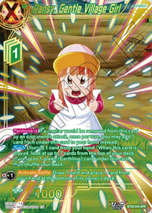 Image for Pansy, Gentle Village Girl (SPR) - Dragon Ball Super: Masters