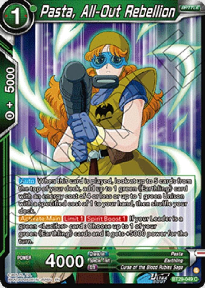 Image for Pasta, All-Out Rebellion - Dragon Ball Super: Masters