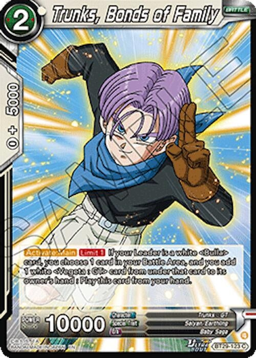 Image for Trunks, Bonds of Family - Dragon Ball Super: Masters