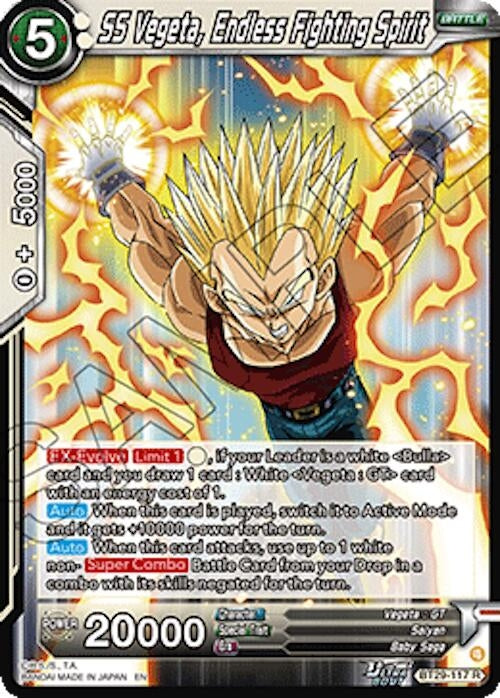 Image for SS Vegeta, Endless Fighting Spirit - Dragon Ball Super: Masters
