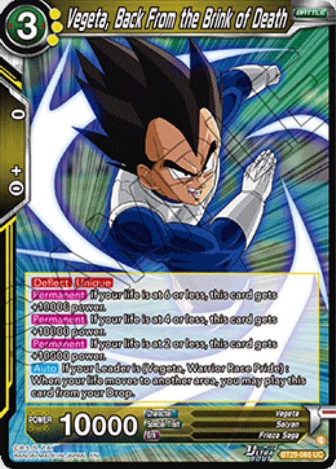 Image for Vegeta, Back From the Brink of Death - Dragon Ball Super: Masters