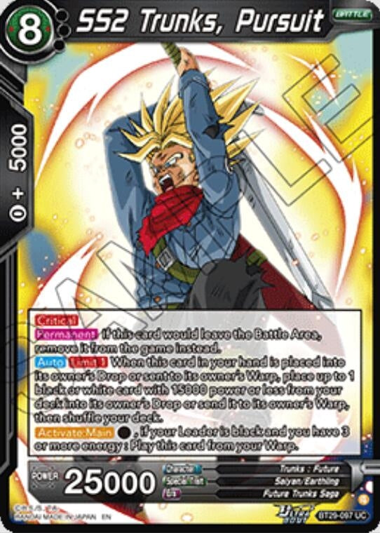 Image for SS2 Trunks, Pursuit - Dragon Ball Super: Masters