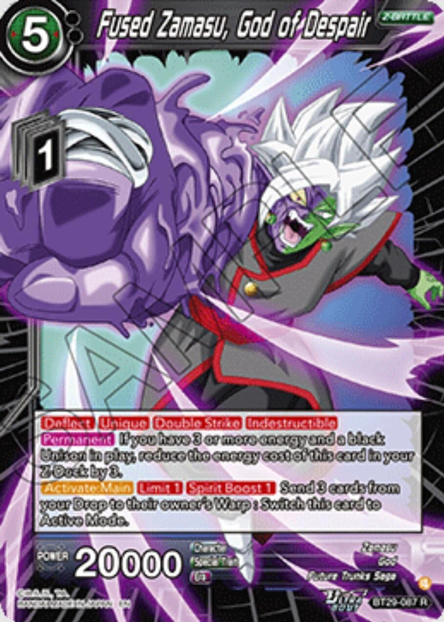 Image for Fused Zamasu, God of Despair - Dragon Ball Super: Masters