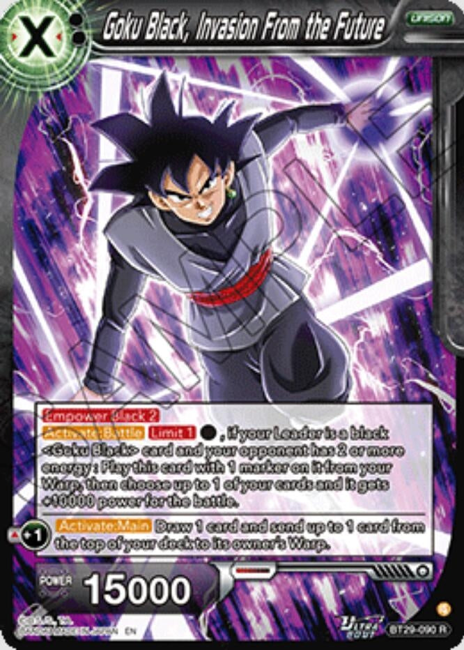 Image for Goku Black, Invasion From the Future - Dragon Ball Super: Masters