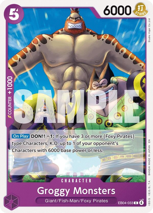 Image for Groggy Monsters - One Piece Card Game