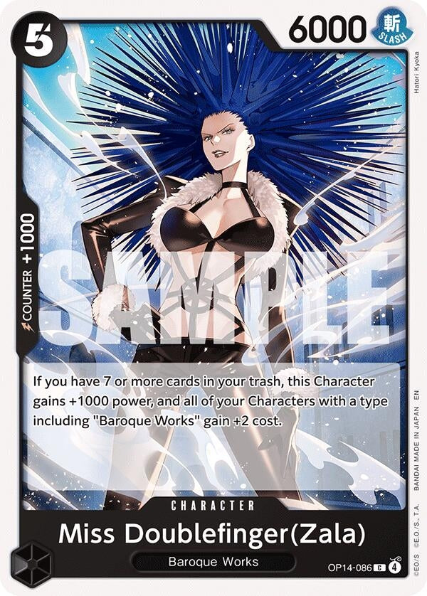Image for Miss Doublefinger(Zala) - One Piece Card Game