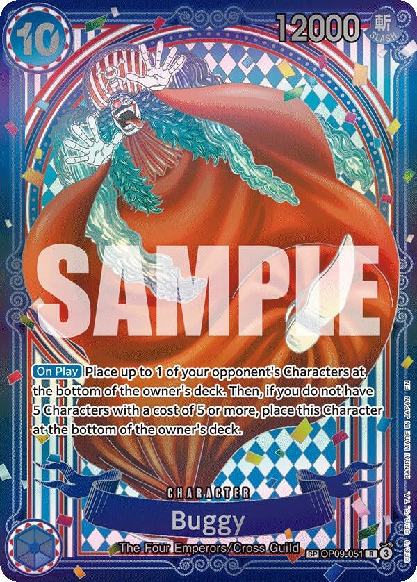 Image for Buggy - OP09-051 (SP) - One Piece Card Game
