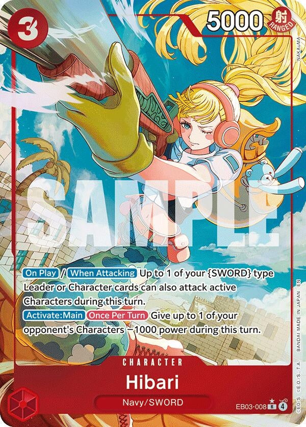 Image for Hibari (Alternate Art) - One Piece Card Game