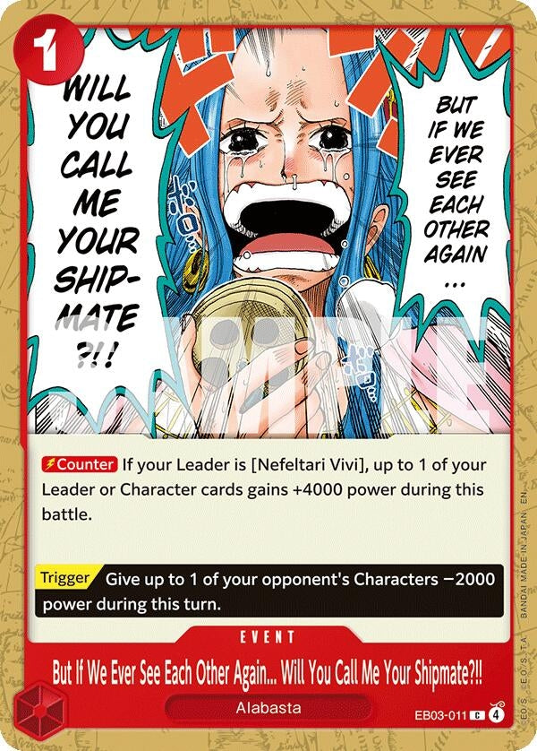 Image for But If We Ever See Each Other Again... Will You Call Me Your Shipmate?!! - One Piece Card Game
