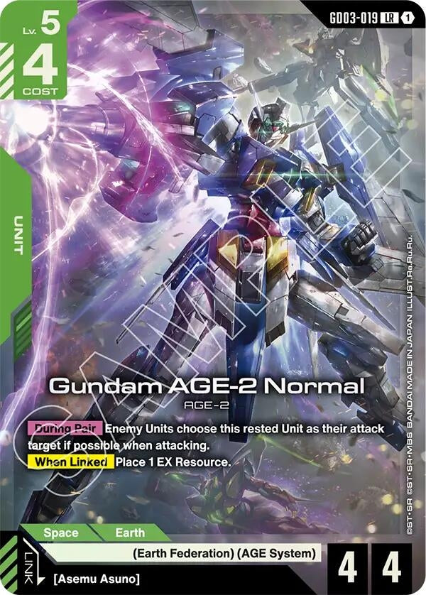 Image for Gundam AGE-2 Normal - Gundam Card Game