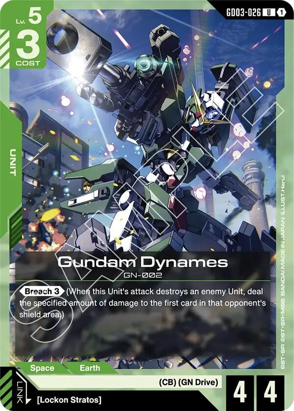 Image for Gundam Dynames - Gundam Card Game