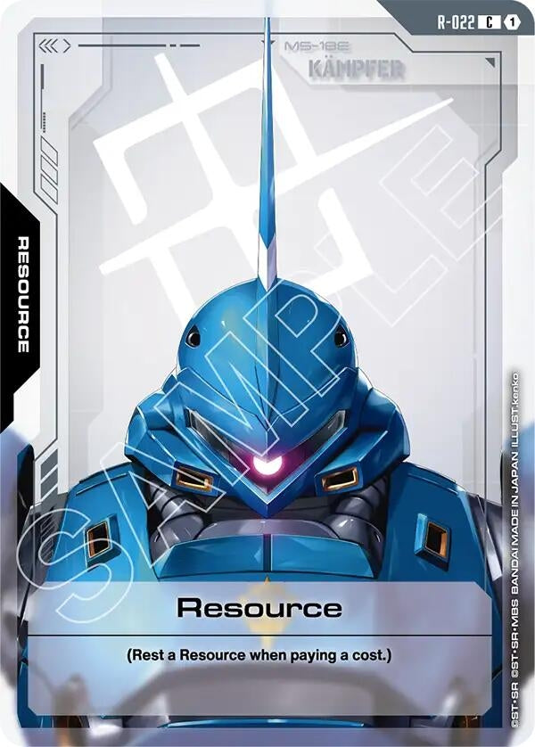 Image for Resource (R-022) - Gundam Card Game