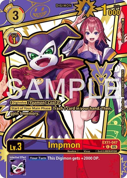 Image for Impmon (Rare Pull) - Digimon Card Game