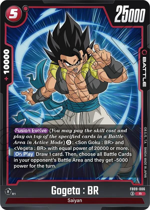 Image for Gogeta : BR - FB09-006 - Dragon Ball Super: Fusion World