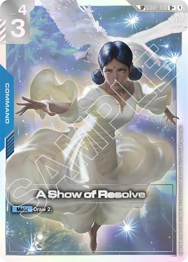 Image for A Show of Resolve (SP) (U+) - Gundam Card Game