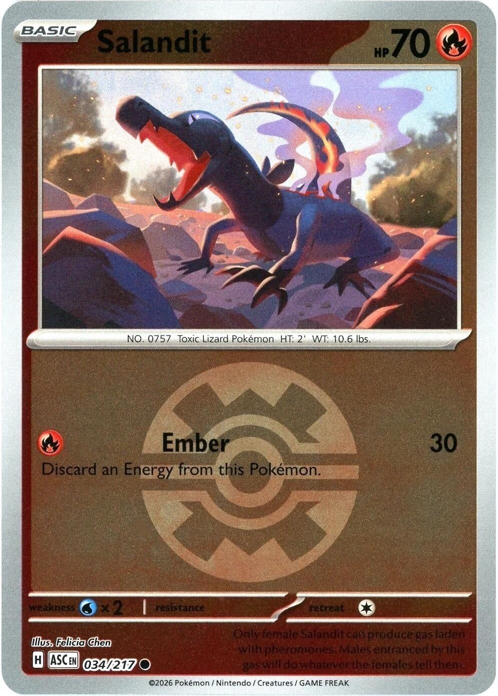 Image for Salandit (Quick Ball) - Pokemon