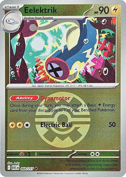 Image for Eelektrik (Quick Ball) - Pokemon