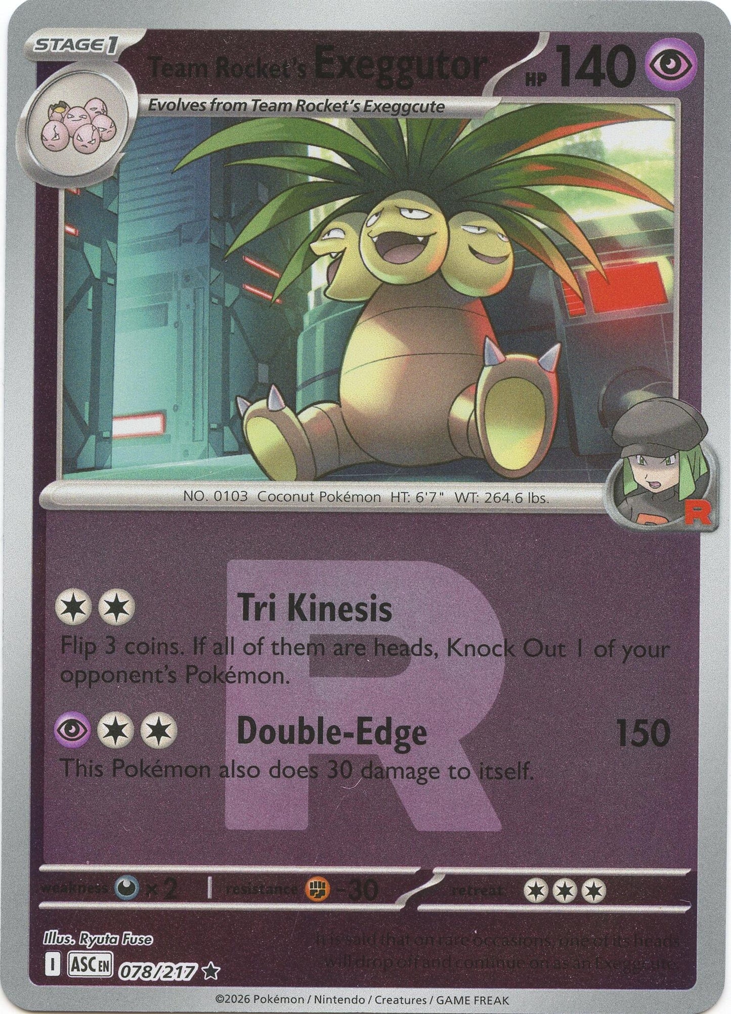 Team Rocket's exeggutor (Team Rocket)