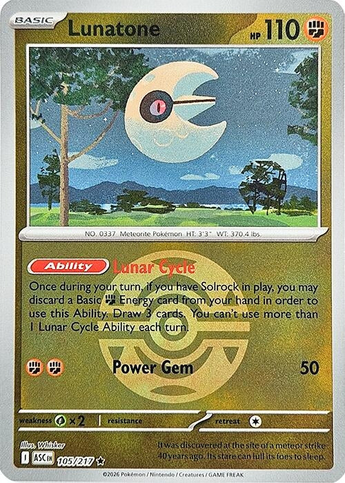 Image for Lunatone (Dusk Ball) - Pokemon