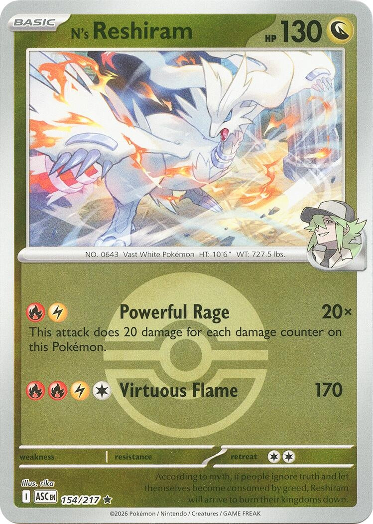 N's Reshiram (Poke Ball)