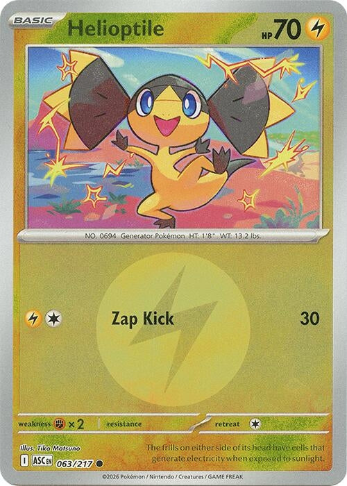 Image for Helioptile (Energy Symbol Pattern) - Pokemon