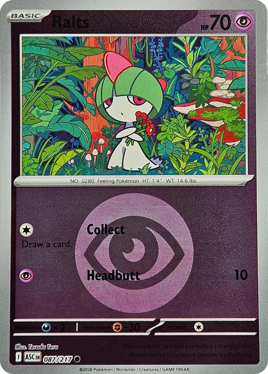 Image for Ralts (Energy Symbol Pattern) - Pokemon