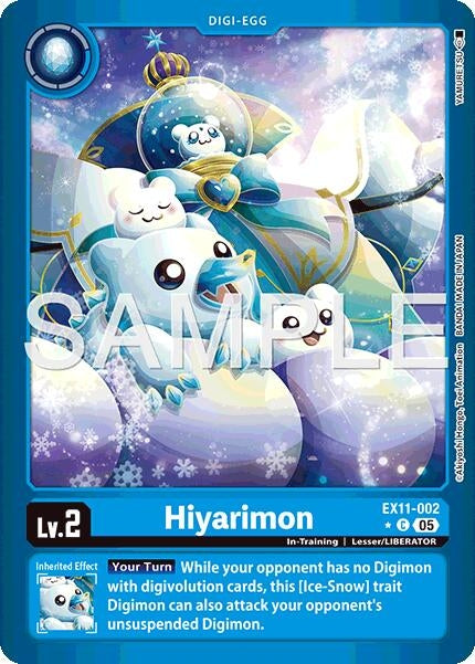 Image for Hiyarimon (Limited Foil) - Digimon Card Game