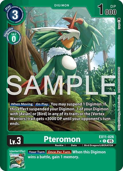 Image for Pteromon (Limited Foil) - Digimon Card Game