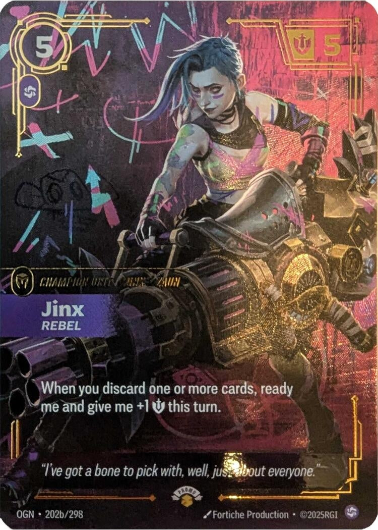 Image for Jinx, Rebel - Riftbound: League of Legends Trading Card Game