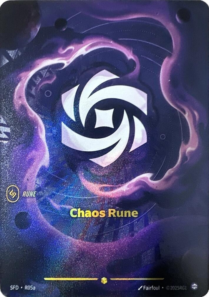 Image for Chaos Rune (R05a) - Riftbound: League of Legends Trading Card Game