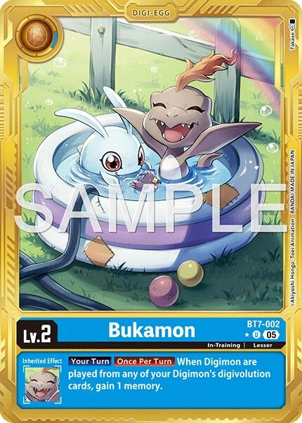 Image for Bukamon (Gold Border) - Digimon Card Game